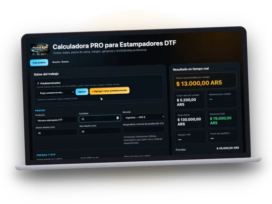 Calculadora y Presupuestos